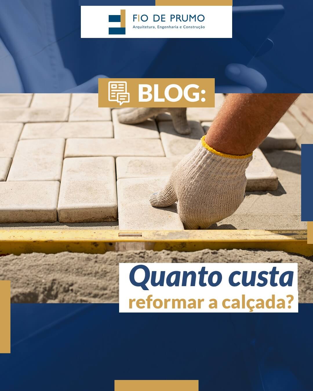 Quanto custa reformar a calçada?