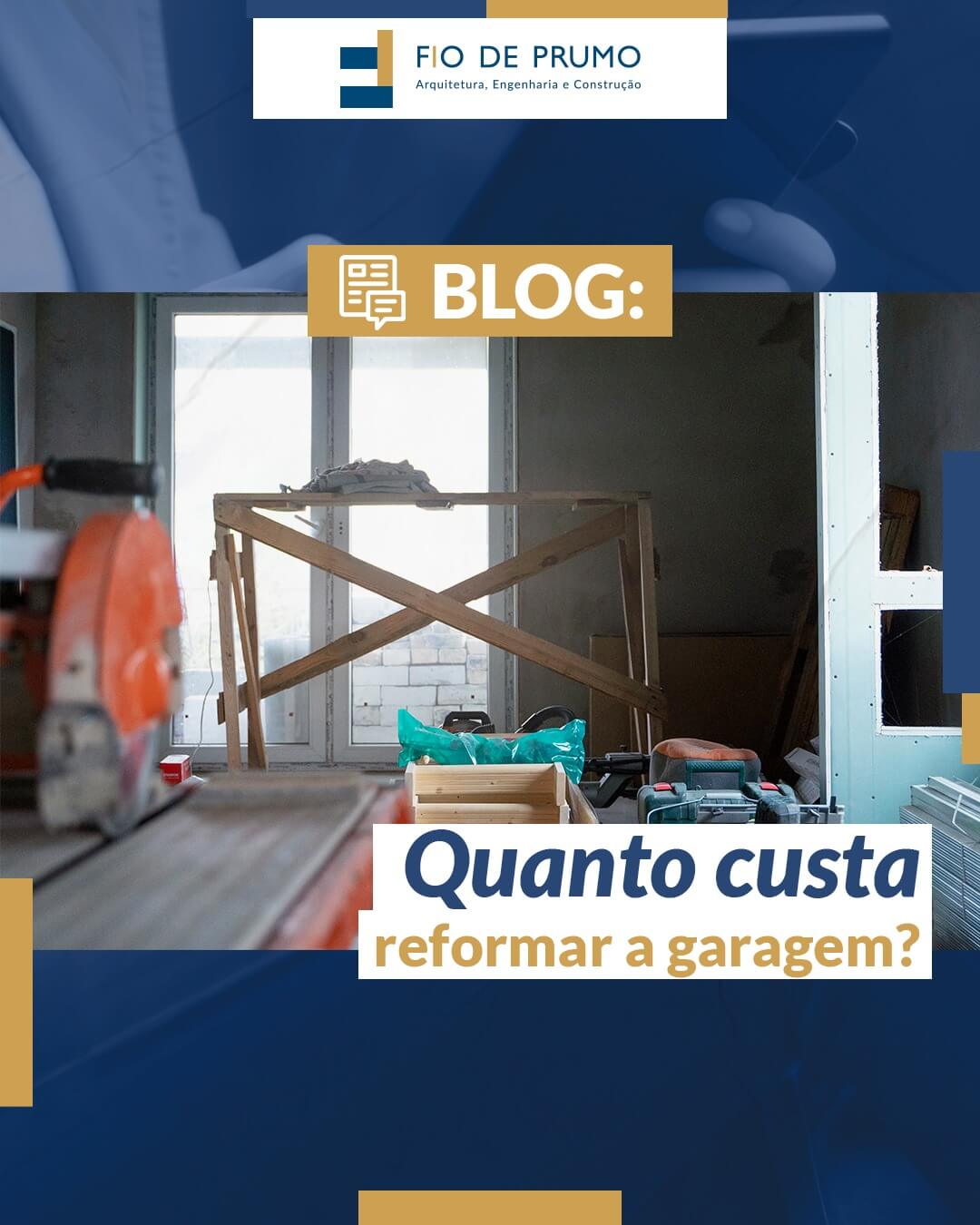 Quanto custa reformar a garagem?