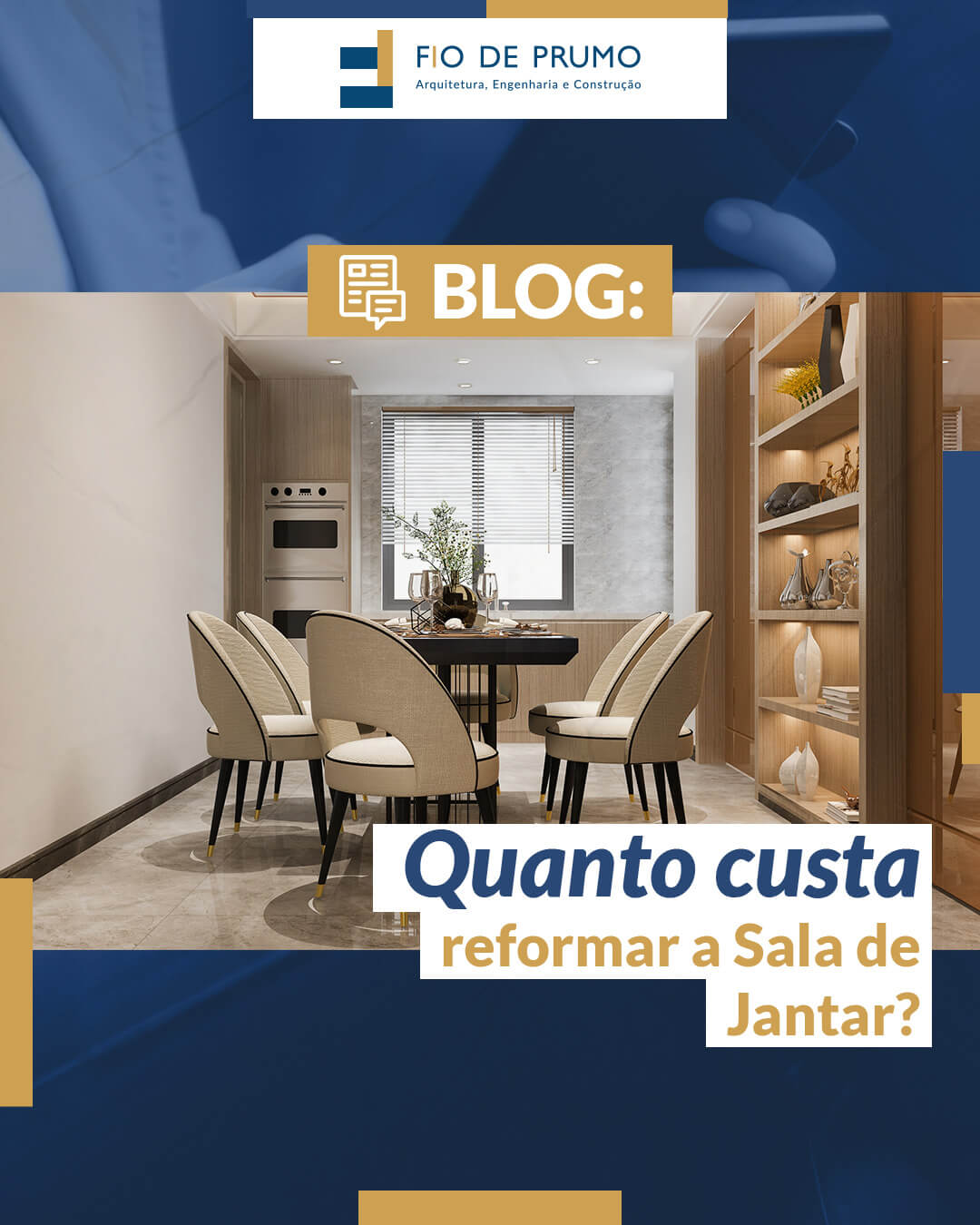 Quanto custa reformar a sala de jantar